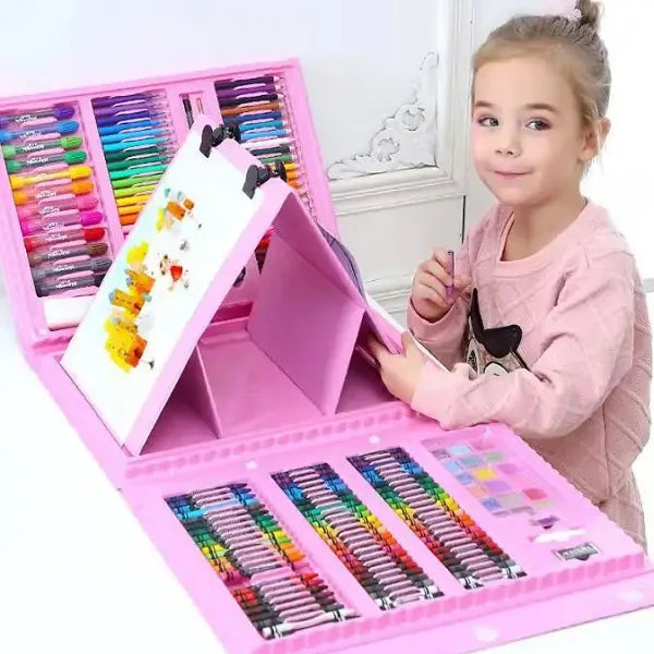 Kofer za decu - set bojica i flomastera