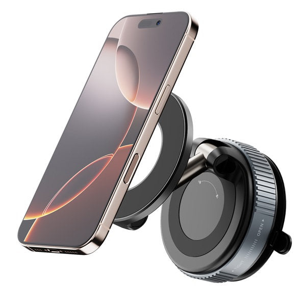 Magnetni držač za telefon na vakuum 2u1