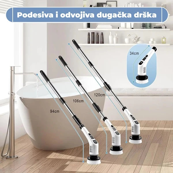Multifunkcionalna električna četka za čišćenje 7u1