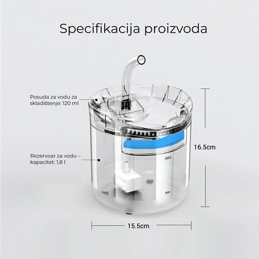 Fontana za vodu za kućne ljubimce