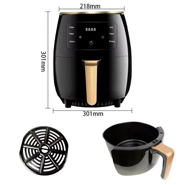 Friteza na vruć vazduh - Air Fryer - Silver Crest 6L