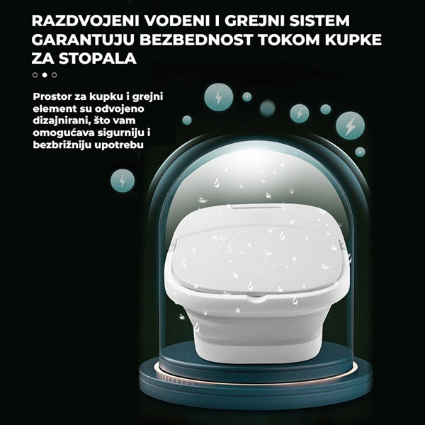 Hidromasažna sklopiva kadica za pedikir