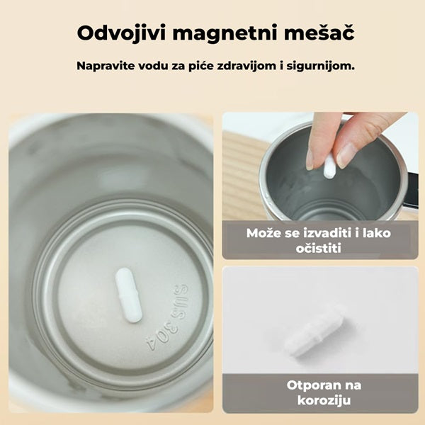 Magična šolja - Šejker na magnet sa LCD ekranom