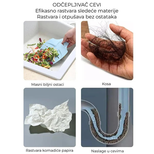 Tornado prah za odčepljivanje i čišćenje odvoda – 1+1 GRATIS