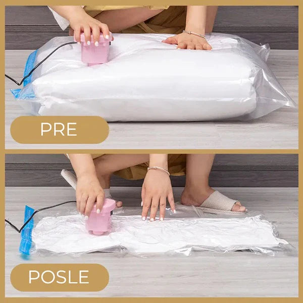 Paket vakum kesa za odeću (5 komada 3 dimenzije)