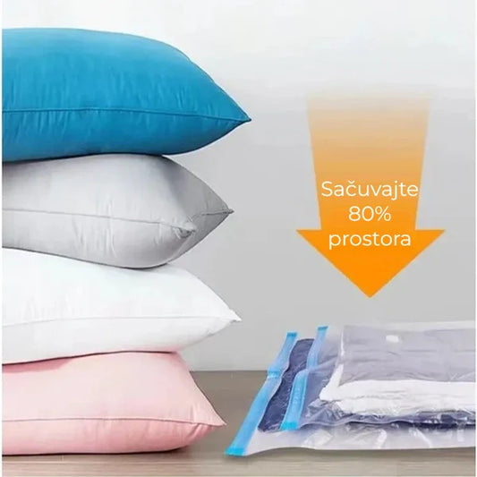 Paket vakum kesa za odeću (5 komada 3 dimenzije)