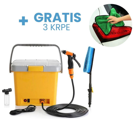 Aparat za pranje kola 12V + GRATIS 3 Mikrofiber Krpe