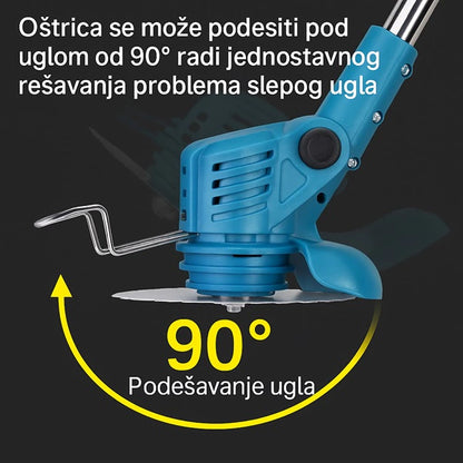 Aku trimer za travu sa 2 baterije