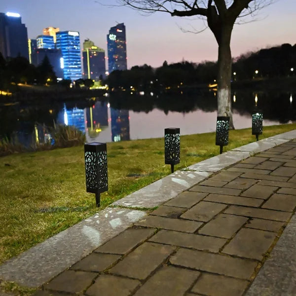 Baštenske solarne lampe sa senzorom 6 kom