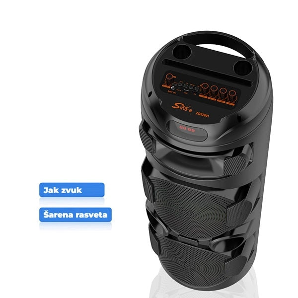 Bluetooth karaoke zvučnik sa RGB rasvetom