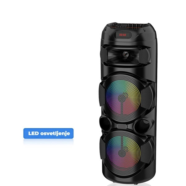 Bluetooth karaoke zvučnik sa RGB rasvetom