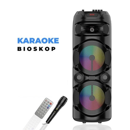 Bluetooth karaoke zvučnik sa RGB rasvetom