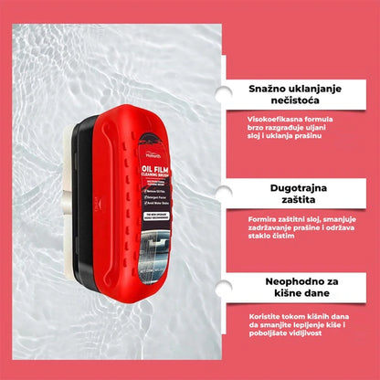 Četka za uklanjanje masnih naslaga sa vetrobrana (2 kom) – sa hidrofobnim efektom