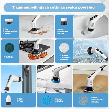 Multifunkcionalna električna četka za čišćenje 7u1