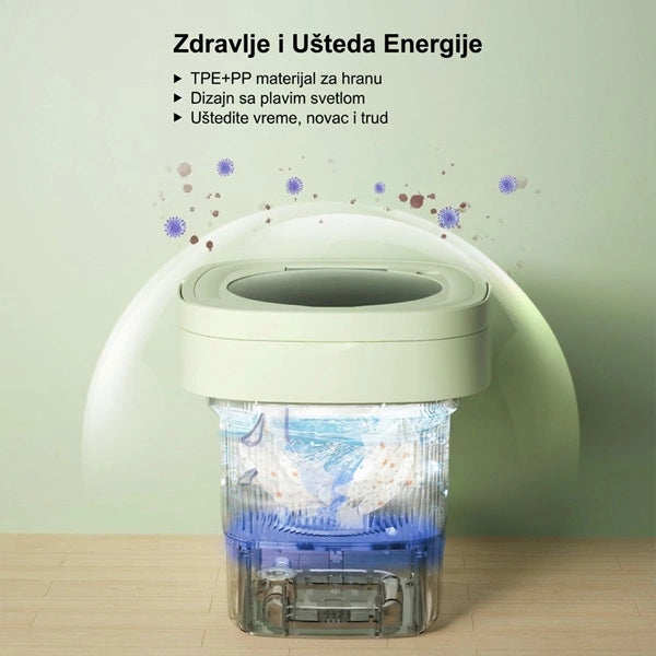 Prenosiva električna mašina za veš 9L