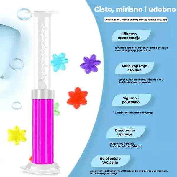 Gel za čišćenje toaleta set 3 komada