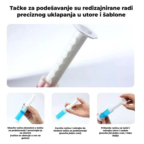 Gel za čišćenje toaleta set 3 komada