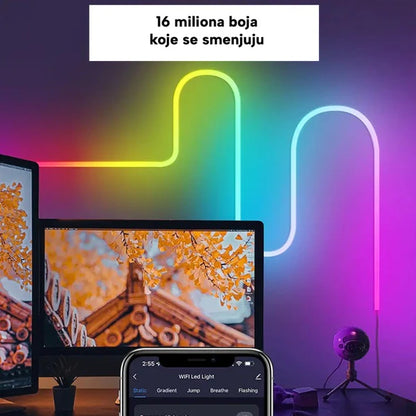 LED neon RGB traka dužine 5m