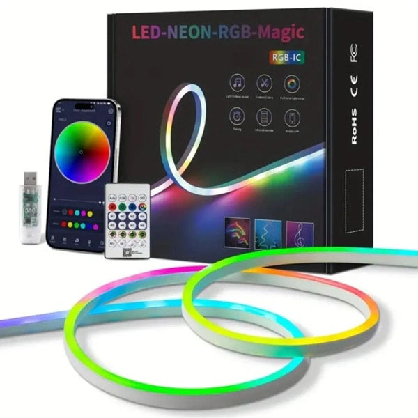 LED neon RGB traka dužine 5m