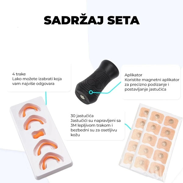 Magnetne trakice za lakše disanje (30 komada)