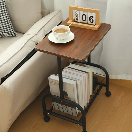 Metalni pokretni pomoćni stočić sa policom