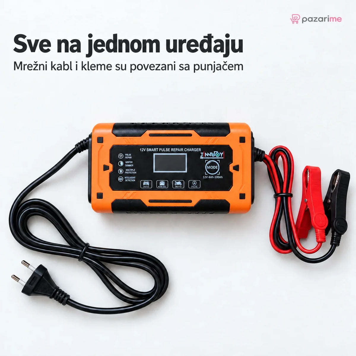 Pametni punjač akumulatora 12 V 6 A – NY-12-B | Pazarime
