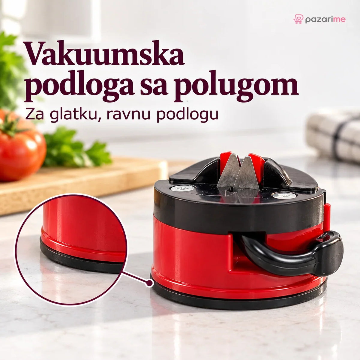 Oštrač za noževe — 1+1 GRATIS, paket od 2 komada | Pazarime