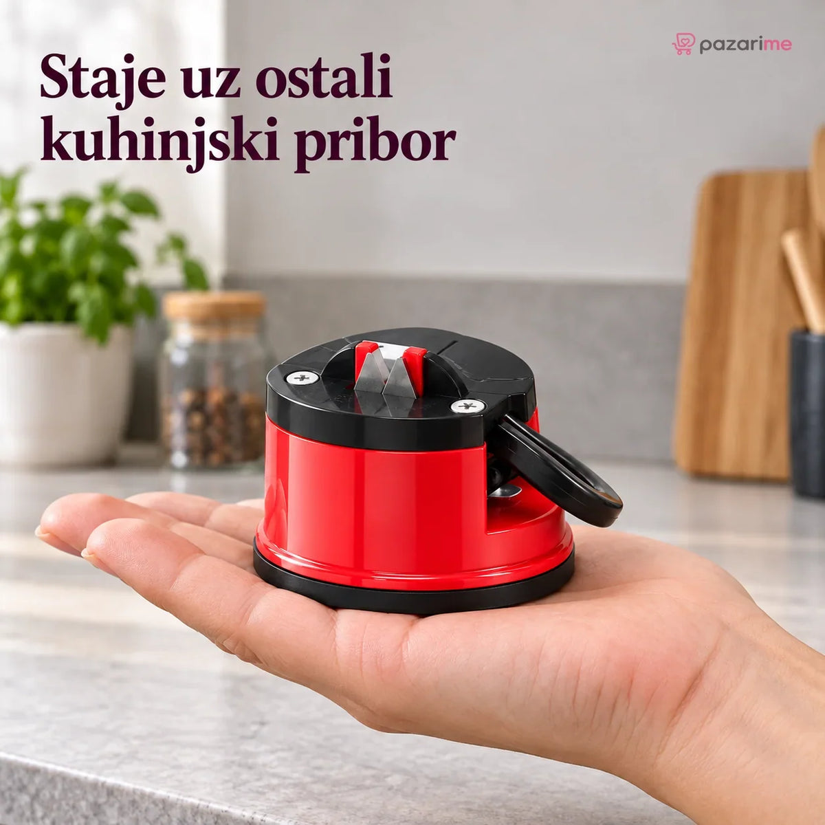 Oštrač za noževe — 1+1 GRATIS, paket od 2 komada | Pazarime