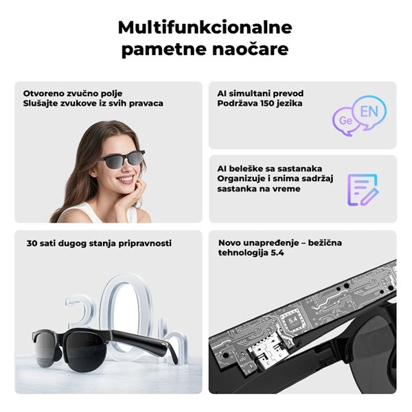 Pametne unisex naočare sa ChatGPT