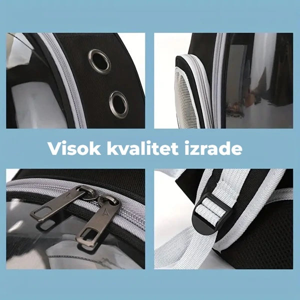 PET Transporter ranac sa kapsulom - sivi