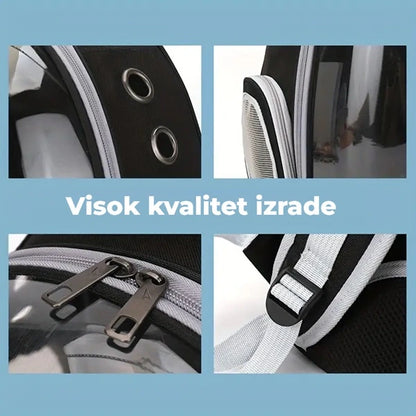 PET Transporter ranac sa kapsulom - sivi