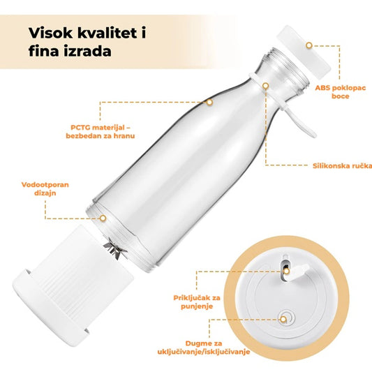 Prenosiva flaša – blender 420 ml