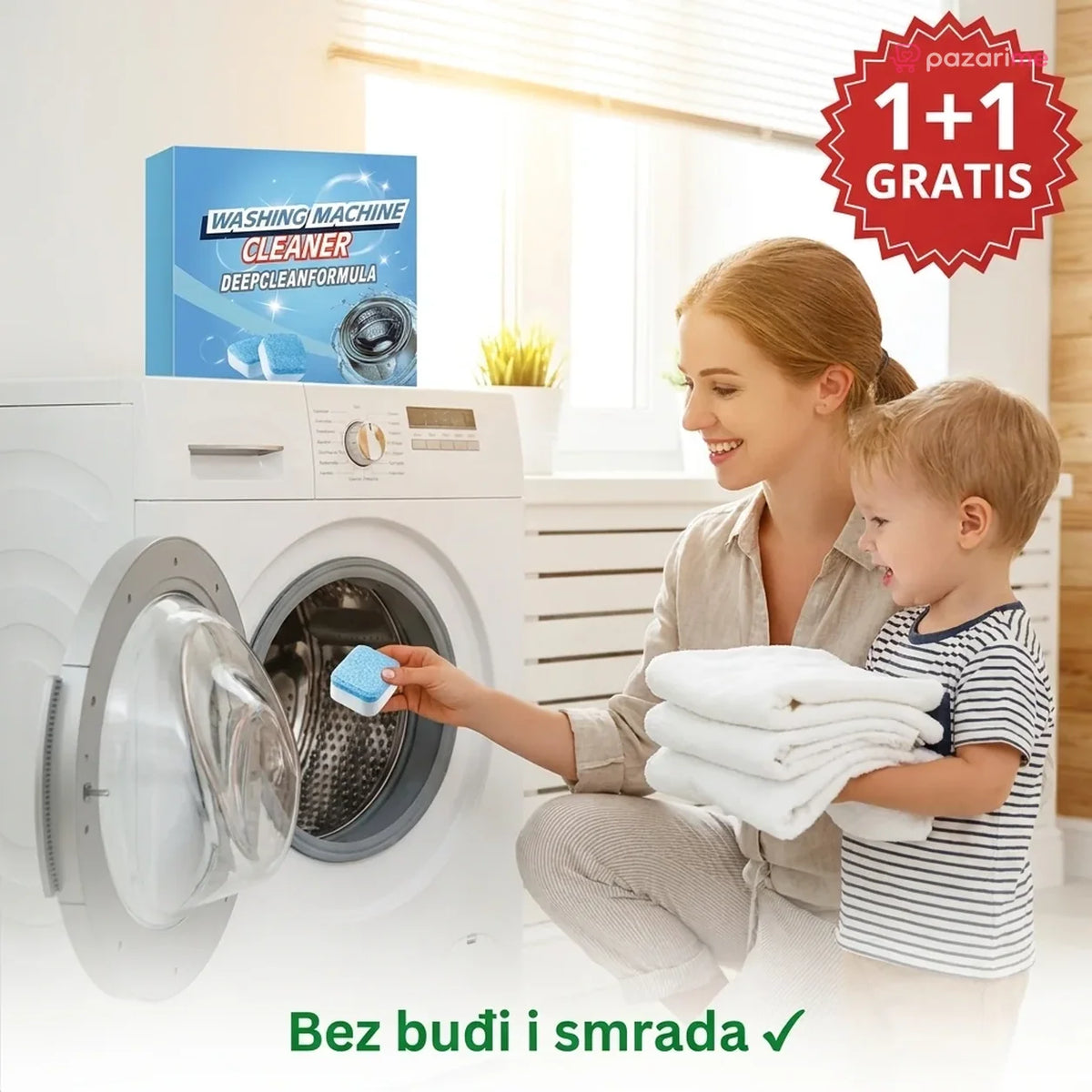 Tablete za Čišćenje Veš Mašine - 1+1 GRATIS | Pazarime