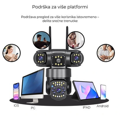 Wifi kamera sa tri sočiva