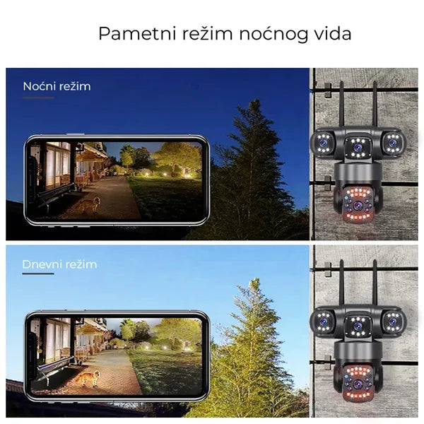 Wifi kamera sa tri sočiva
