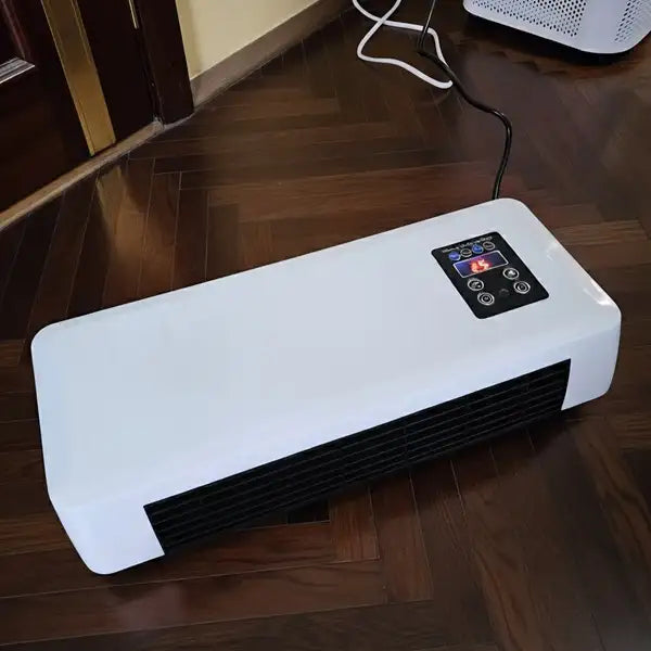 Zidna grejalica 2u1 - Grejni i rashladni uređaj sa daljinskim i šipkom za sušenje garderobe